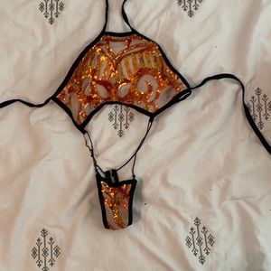 One piece exotic dancewear